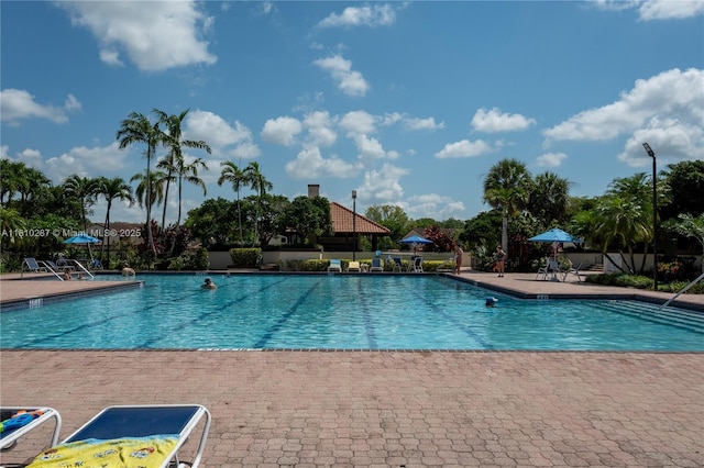 13284 SW 108th St Cir, Miami, FL 33186 - community pool with a patio