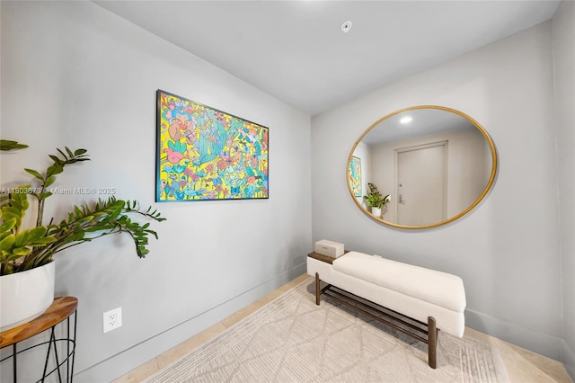 14951 Royal Oaks Ln Unit 901, North Miami, FL 33181 - sitting room with baseboards and recessed lighting