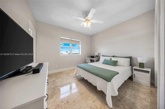 14951 Royal Oaks Ln Unit 901, North Miami, FL 33181 - bedroom with a ceiling fan and baseboards