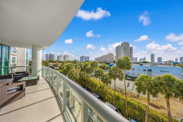 3131 NE 188th St Unit 2-506, Aventura, FL 33180 - balcony featuring a view of skyline