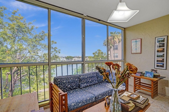 14671 Bonaire Blvd Unit 510, Delray Beach, FL 33446 - sunroom / solarium featuring an outdoor hangout area