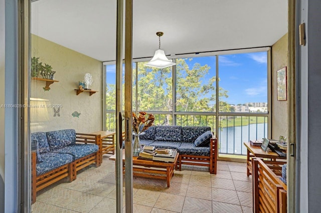 14671 Bonaire Blvd Unit 510, Delray Beach, FL 33446 - sunroom with plenty of natural light and outdoor lounge area
