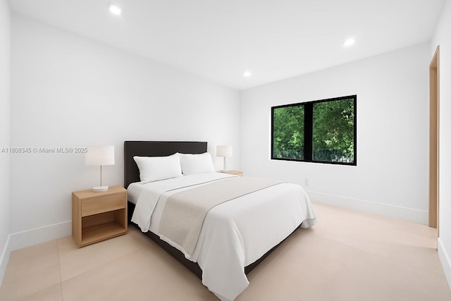 11001 SW 65th Ave, Pinecrest, FL 33156 - bedroom featuring recessed lighting and light tile patterned floors