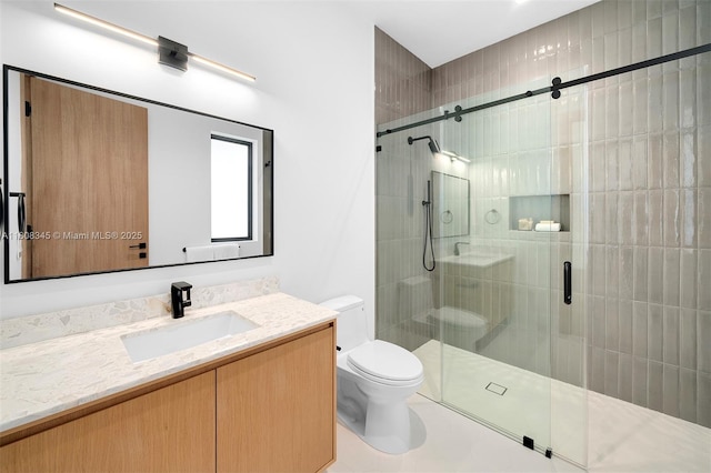 11001 SW 65th Ave, Pinecrest, FL 33156 - bathroom with vanity and a stall shower