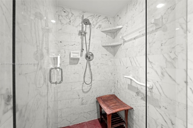 9 Island Ave Unit 505, Miami Beach, FL 33139 - full bath featuring a marble finish shower