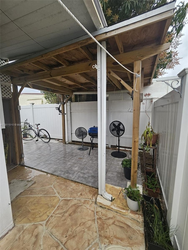 2848 W Marina Dr, Dania Beach, FL 33312 - fenced backyard with a patio