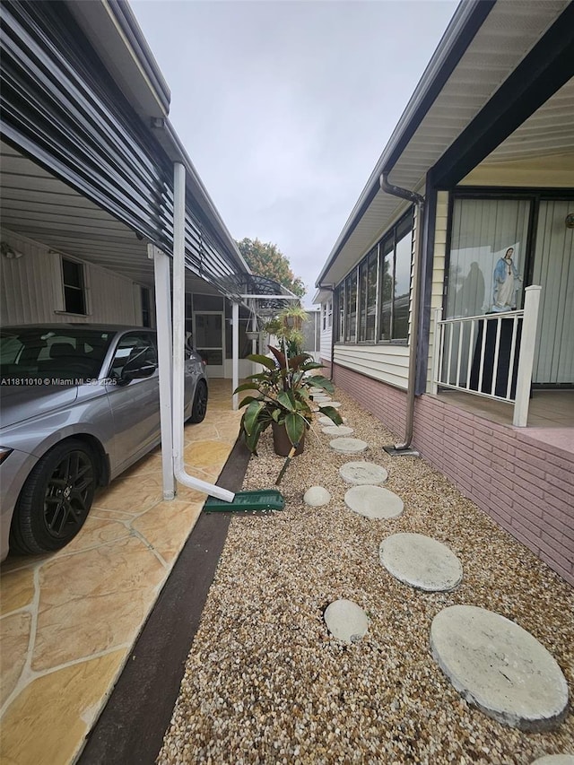 2848 W Marina Dr, Dania Beach, FL 33312 - view of yard with a carport