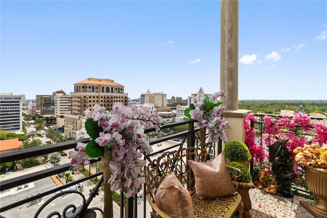 1805 Ponce De Leon Blvd Unit 1200, Coral Gables, FL 33134 - balcony featuring a view of city