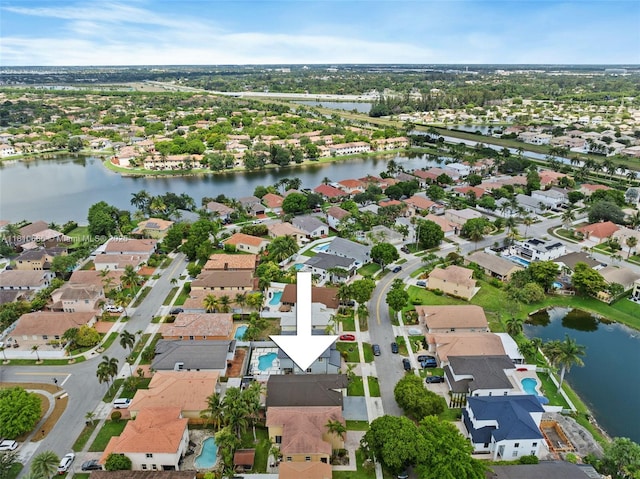13236 SW 51st St, Miramar, FL 33027 - aerial view of property's location featuring nearby suburban area and a large body of water