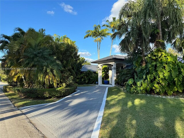 14601 SW 99th Ave, Miami, FL 33176 - view of front of home featuring a front lawn