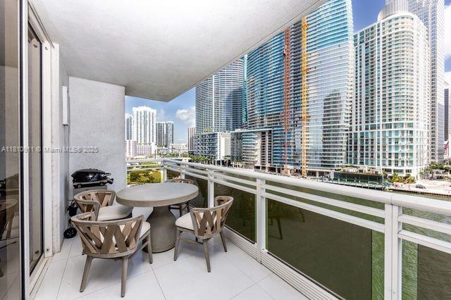 901 Brickell Key Blvd Unit 906, Miami, FL 33131 - balcony with a view of city
