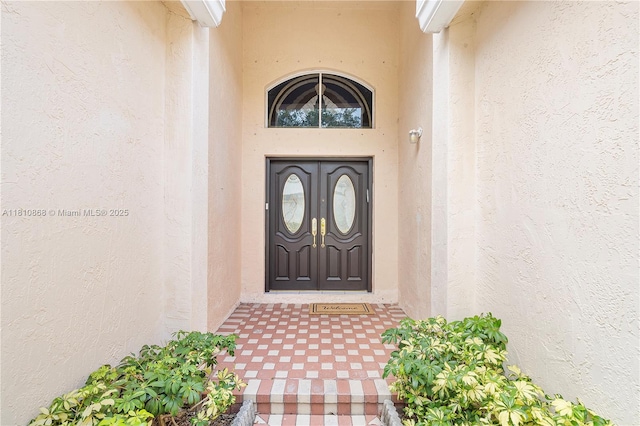 1357 Camellia Ln, Weston, FL 33326 - view of exterior entry featuring stucco siding