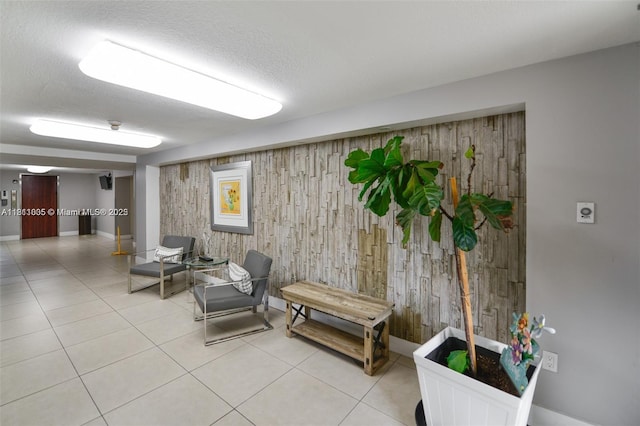 9350 Fontainebleau Blvd Unit 414, Miami, FL 33172 - building lobby with wood walls and a textured ceiling