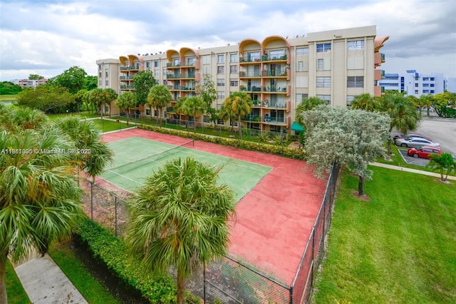 9350 Fontainebleau Blvd Unit 414, Miami, FL 33172 - view of tennis court