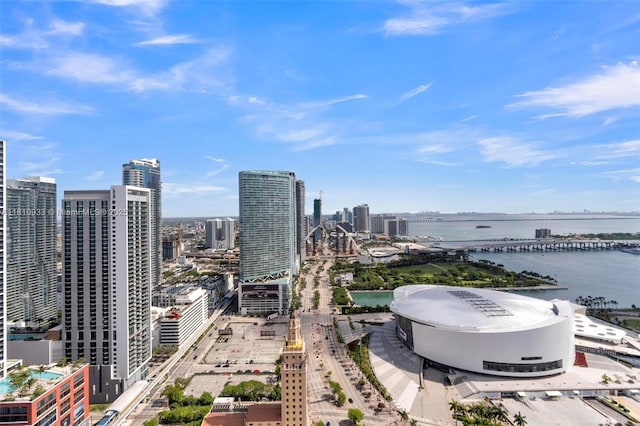 398 NE 5th St Unit 3803, Miami, FL 33132 - view of city with a nearby body of water