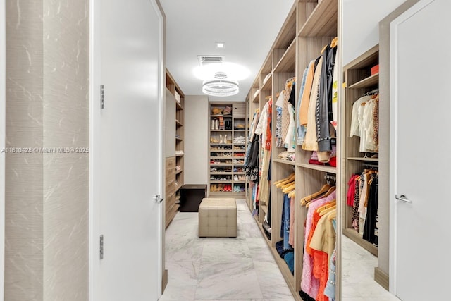 9701 Collins Ave Unit 2403S, Bal Harbour, FL 33154 - spacious closet featuring marble finish floors