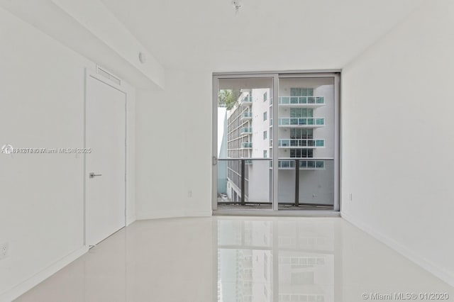 488 NE 18th St Unit 501, Miami, FL 33132 - spare room with a pendent fire sprinkler