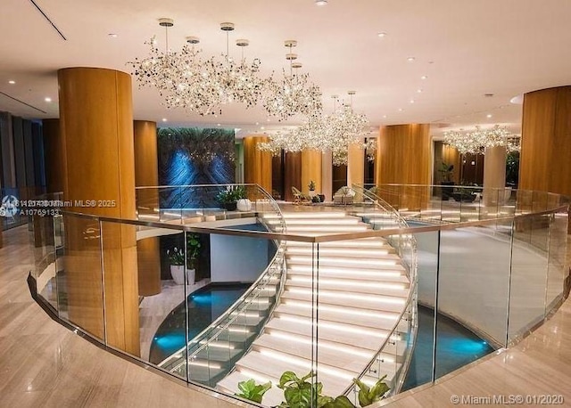 488 NE 18th St Unit 501, Miami, FL 33132 - lobby with recessed lighting