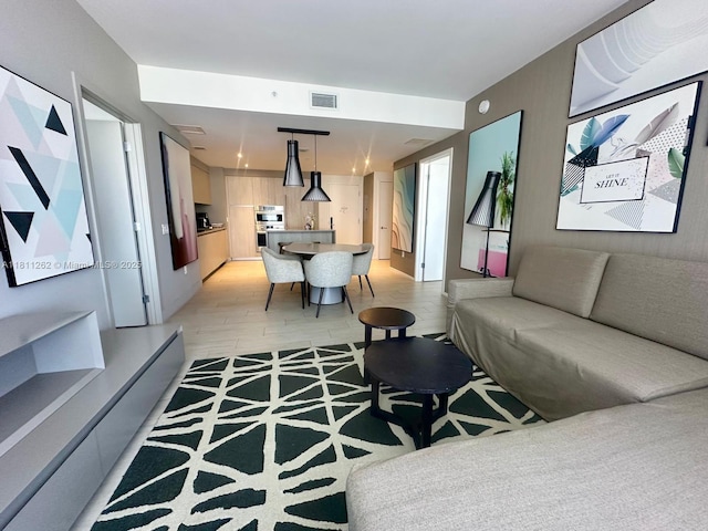 4010 S Ocean Dr Unit R1703, Hollywood, FL 33019 - living area featuring light wood-style floors