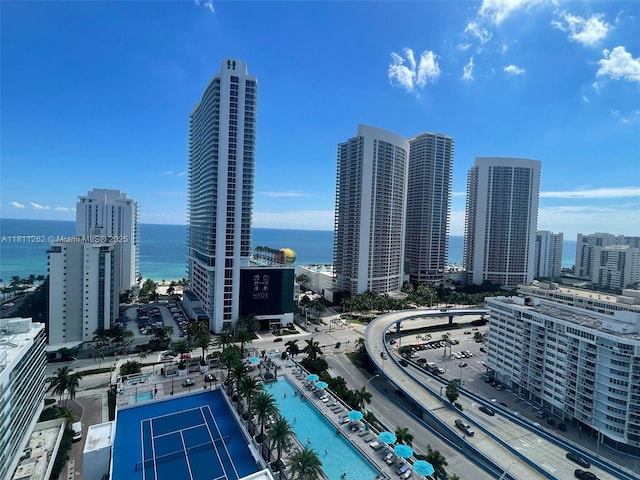 4010 S Ocean Dr Unit R1703, Hollywood, FL 33019 - city view featuring a nearby body of water