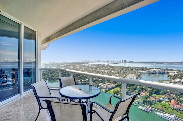 4779 Collins Ave Unit 4006, Miami Beach, FL 33140 - balcony featuring a city view and a water view