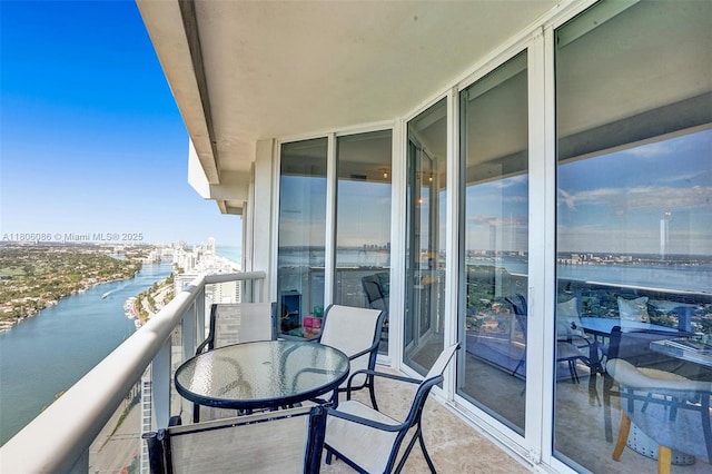 4779 Collins Ave Unit 4006, Miami Beach, FL 33140 - balcony featuring a water view