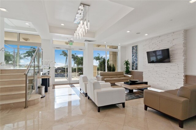 4779 Collins Ave Unit 4006, Miami Beach, FL 33140 - living area featuring baseboards