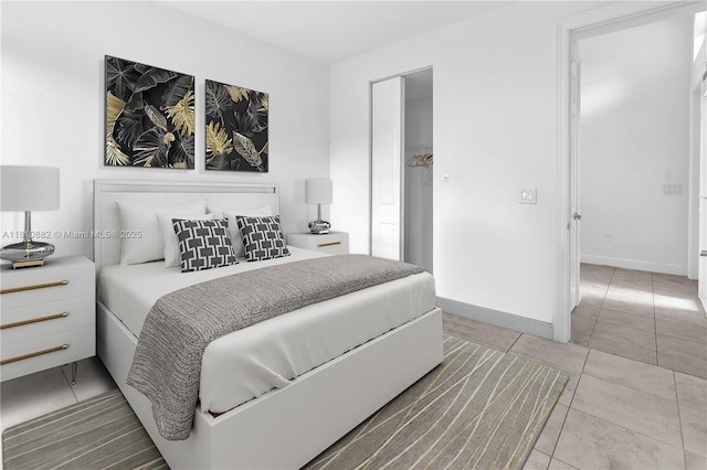 5342 SW 173rd Ave, Miramar, FL 33029 - bedroom with light tile patterned floors and baseboards