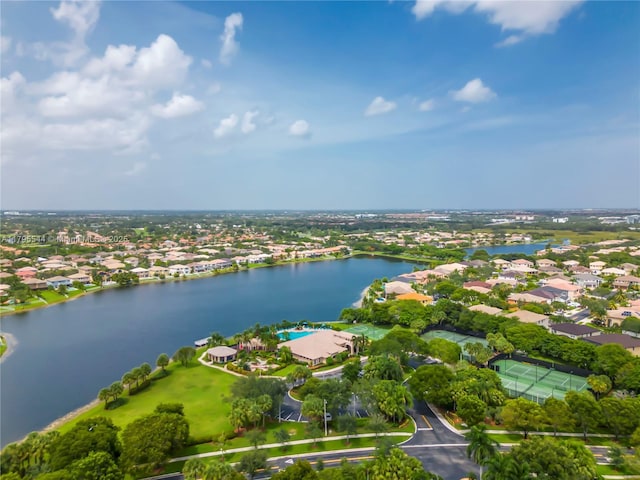 15862 SW 24th St, Miramar, FL 33027 - aerial overview of property's location featuring a nearby body of water and nearby suburban area