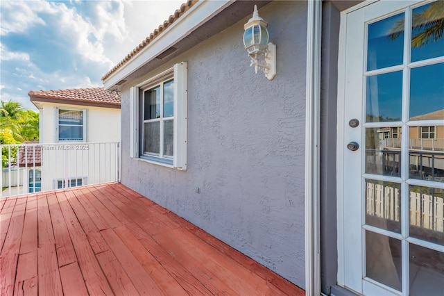 15862 SW 24th St, Miramar, FL 33027 - view of wooden deck