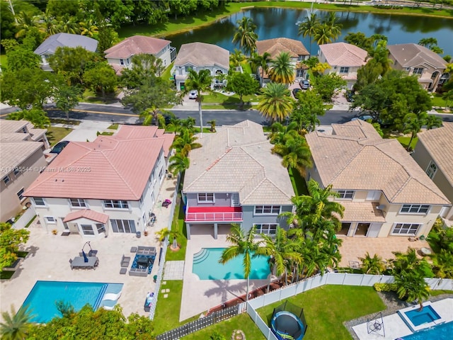 15862 SW 24th St, Miramar, FL 33027 - aerial view of residential area with a nearby body of water