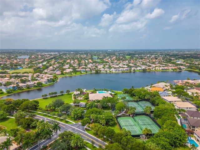 15862 SW 24th St, Miramar, FL 33027 - aerial overview of property's location featuring nearby suburban area and a nearby body of water