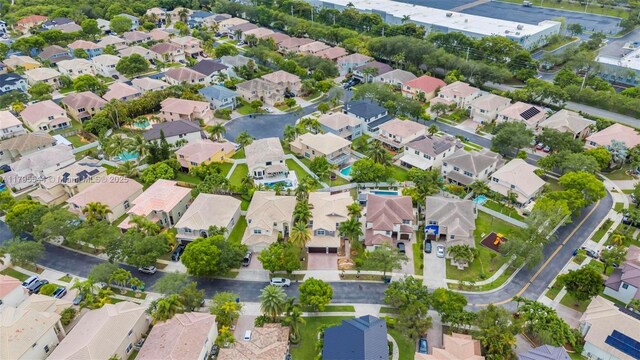 15862 SW 24th St, Miramar, FL 33027 - aerial overview of property's location with nearby suburban area