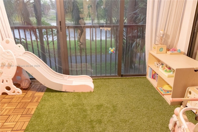 2200 S Cypress Bend Dr Unit 204, Pompano Beach, FL 33069 - sunroom / solarium featuring a water view