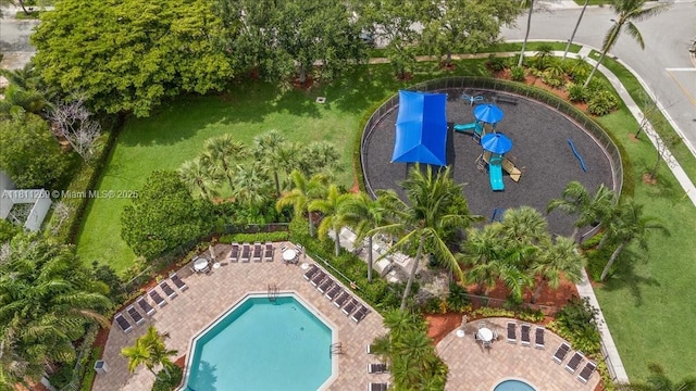 16466 SW 29th St, Miramar, FL 33027 - aerial view of a pool area