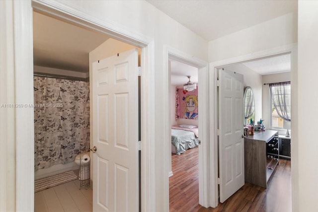 16466 SW 29th St, Miramar, FL 33027 - hall with wood finished floors