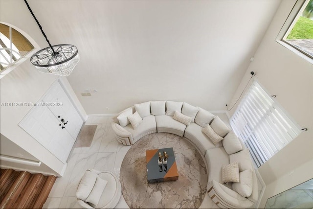 16466 SW 29th St, Miramar, FL 33027 - living room with a high ceiling