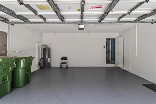 930 Briar Ridge Rd, Weston, FL 33327 - garage with electric water heater and a garage door opener