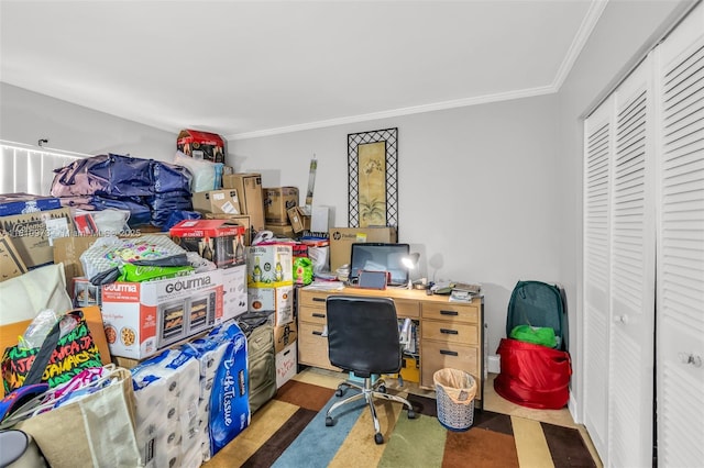 2316 SW 81st Way Unit 8, North Lauderdale, FL 33068 - office area with crown molding