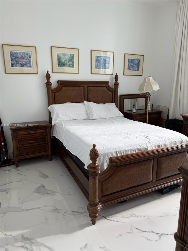 325 S Biscayne Blvd Unit 14, Miami, FL 33131 - bedroom with light marble finish flooring