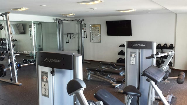 325 S Biscayne Blvd Unit 14, Miami, FL 33131 - view of exercise room