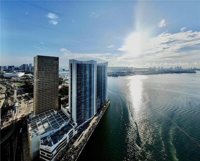 325 S Biscayne Blvd Unit 14, Miami, FL 33131 - view of urban area with a large body of water