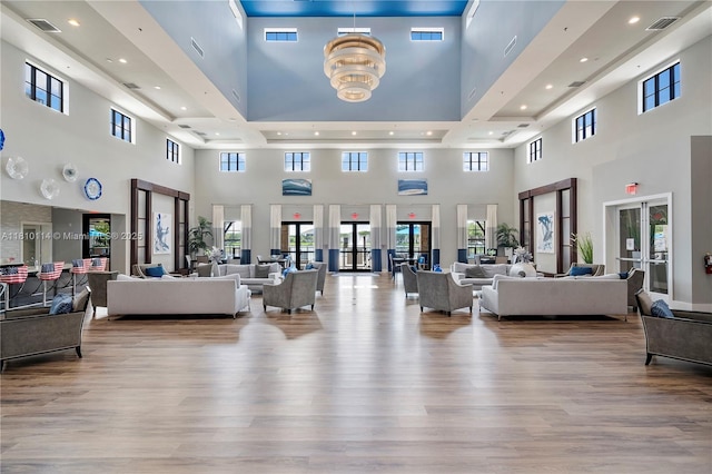 9471 SW 171st Pl, Miami, FL 33196 - building lobby featuring a towering ceiling and recessed lighting