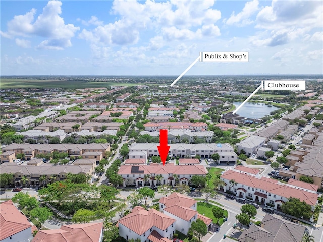 9471 SW 171st Pl, Miami, FL 33196 - aerial view of residential area featuring a large body of water