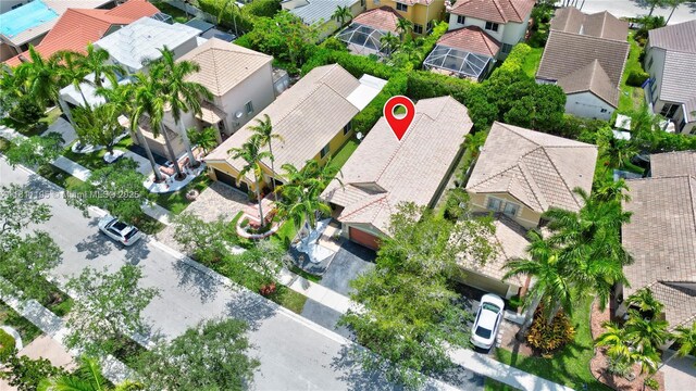 1482 Canary Island Dr, Weston, FL 33327 - aerial perspective of suburban area