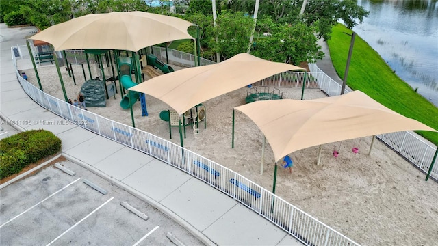 1482 Canary Island Dr, Weston, FL 33327 - view of home's community with uncovered parking and a water view