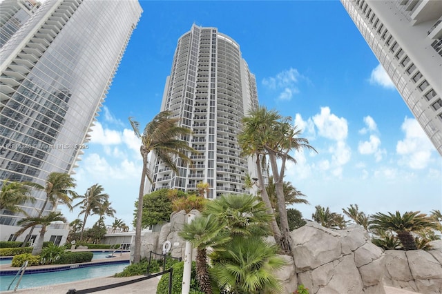 18001 Collins Ave Unit 1504, Sunny Isles Beach, FL 33160 - view of building exterior featuring a community pool
