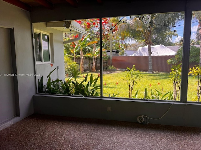 4888 NW 8th Ct, Plantation, FL 33317 - view of unfurnished sunroom