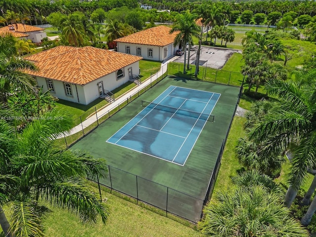 18451 SW 158th St, Miami, FL 33187 - view of tennis court