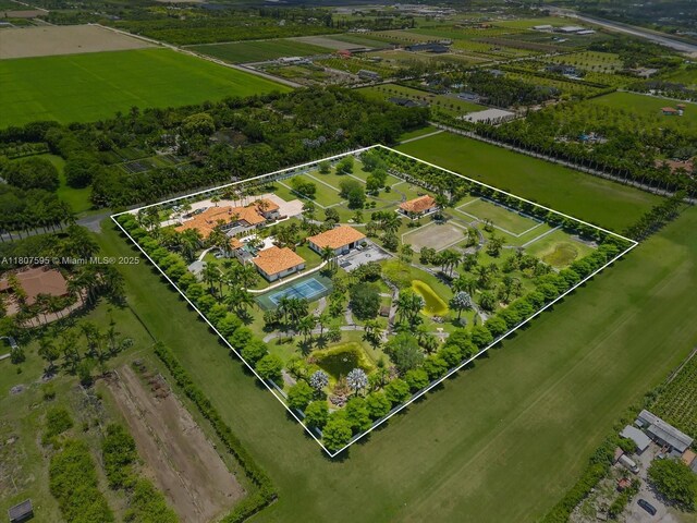 18451 SW 158th St, Miami, FL 33187 - view of rural area with property parcel outlined